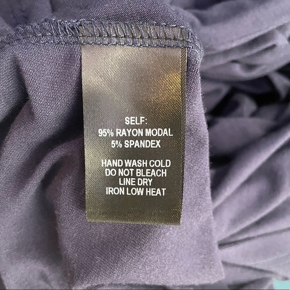 NWT Lulus Garden District Wrap Maxi Dress in Navy Blue Size Medium - Picture 7 of 9